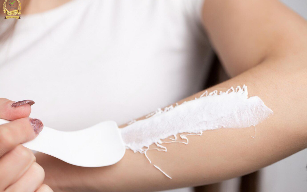 How does hair removal cream work?