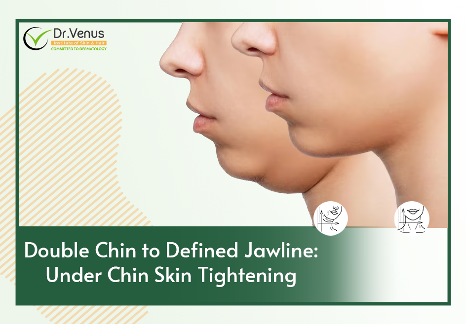 Double Chin to Defined Jawline: Under Chin Skin Tightening 